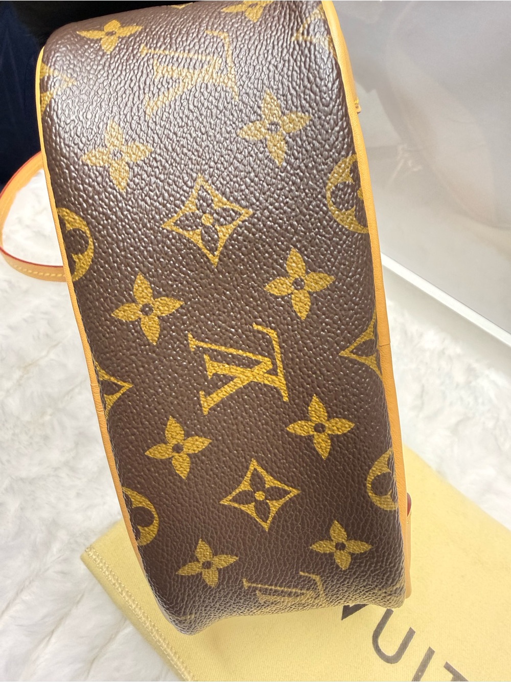 LOUIS VUITTON-Deauville Mini w/ Detachable Strap Monogram Canvas-Microchip EO:16 - Picture 11 of 16